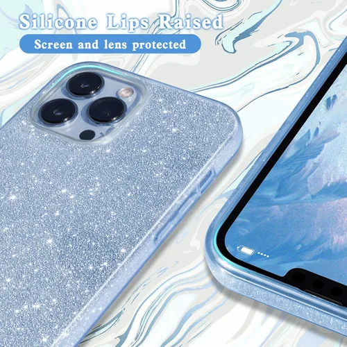 Miniatura 2 de MATEPROX Funda compatible con iPhone 13 Pro Max de 6.7 pulgadas 2021 (azul)