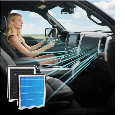 Miniatura 27 de MASHA Filtro de aire de cabina para Honda Accord (2023-2025) Civic (2016-2025) CR-V (2017-2025) Odyssey (2018-2025) con filtros de aire de repuesto