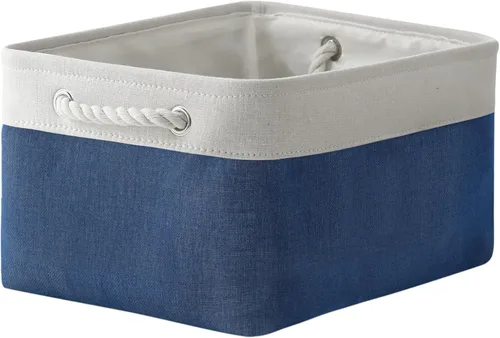 Miniatura 86 de TheWarmHome Contenedores de almacenamiento para estantes, tamaño mediano, 3 unidades, 13.8 pulgadas de largo x 9.8 pulgadas de ancho x 6.7 pulgadas