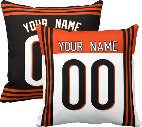 ANTKING Cincinnati - Almohada personalizada para seleccionar cualquier nombre y número, regalos para hombres, mujeres y jóvenes