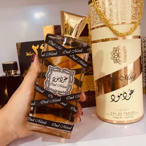Miniatura 6 de Lattafa Perfumes Oud Mood para Eau de Parfum en espray unisex, 3.4 onzas