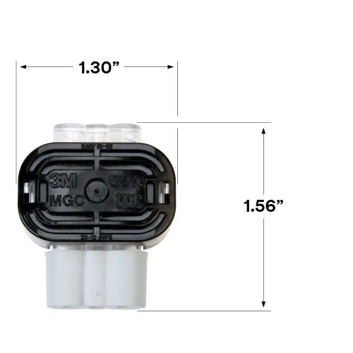 Miniatura 3 de 3M Scotchlok - Conector protector de humedad MSC, resistente a la intemperie, resistente a los rayos UV para 2-3 cables, 16-14 AWG