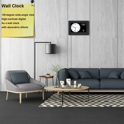 Miniatura 5 de AINFTIME Reloj DST con día y fecha para ancianos, 3 pantallas, calendario digital, alarma, día, demencia, Alzheimer, reloj con pantalla extragrande