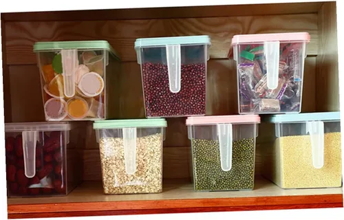 Miniatura 7 de UPKOCH Contenedores de almacenamiento de cocina Tapas Contenedores de refrigerador Caja de plástico Pp Material Almacenamiento fresco Organiza tus