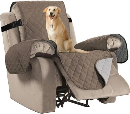Miniatura 9 de H.VERSAILTEX Fundas Acolchadas Reversibles para Sillones Reclinables, Funda para Silla Reclinable Resistente al Agua, Protector de Muebles Lavable