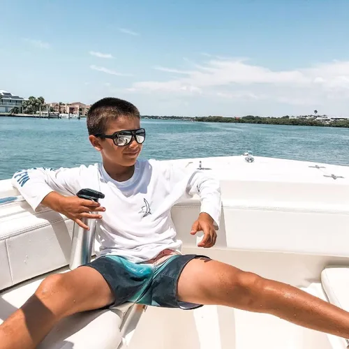 Miniatura 6 de Southern Fin Apparel Camisa de pesca juvenil para niños y niñas manga larga UV