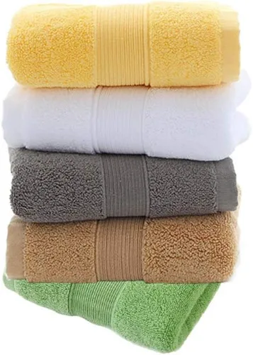 Miniatura 3 de JININQ Toallas de mano de 2 piezas de 700 GSM, 100% algodón para baño, cocina, belleza, spa, gimnasio, toalla facial para el hogar, toallas Negro
