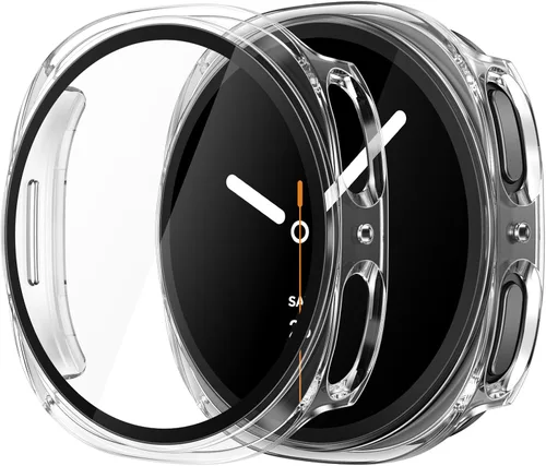 Miniatura 21 de Misxi - Juego de 2 fundas rígidas de policarbonato con protector de pantalla para Samsung Galaxy Watch 5 Galaxy Watch 4 de 40 mm, funda ultradelgada