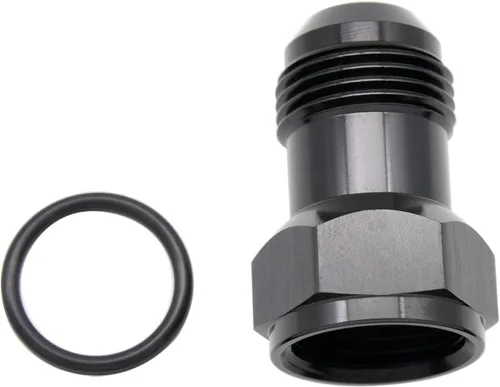 Miniatura 14 de Aluminio 3AN hembra a 3AN macho extensor de montaje, conector adaptador de extensiones AN3 con anillo tórico, negro