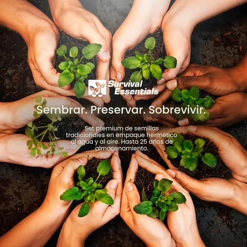 Miniatura 5 de Bóveda de semillas de supervivencia sin OMG – 23,000 semillas de vegetales, hierbas y frutas de polinización abierta para plantar – 144 variedades