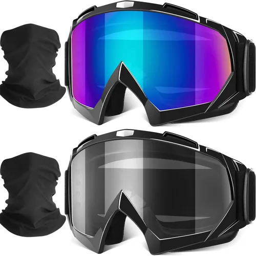 Miniatura 9 de Gafas de Motocicleta, Gafas para Moto de Tierra ATV Todoterreno Motocross Protectoras, Casco de UTV para Adultos, Jóvenes y Niños
