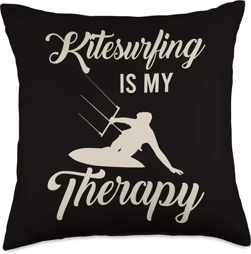 Miniatura 4 de Short Lines are for Amateurs - Kitesurfing Throw Pillow