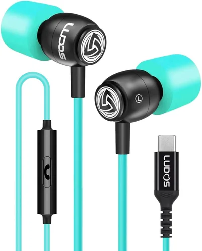 Miniatura 33 de Auriculares con cable Ludos Clamor, auriculares intraaurales, 5 años de garantía, auriculares con micrófono, auriculares con aislamiento de ruido