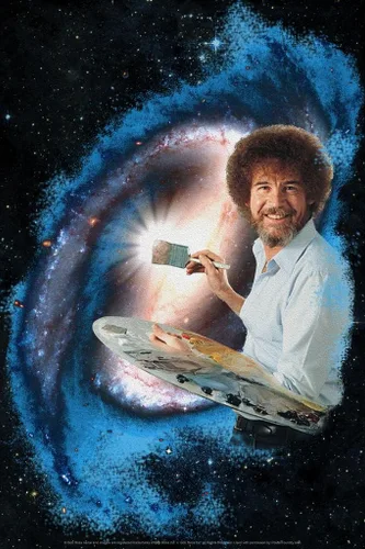 Miniatura 36 de Bob Ross Mira Alrededor La Belleza Está En Todas Partes Pintura Cita Motivacional Inspiradora Famosa Arte de Pared Impresión Cartel Fresco 12x18