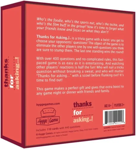 Miniatura 3 de Hygge Games Gracias por preguntar..! Triva Game, rojo