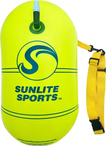 Sunlite Sports Boya de natación de alta calidad, altamente visible, impermeable, de seguridad, flotador, entrenamiento para natación en aguas