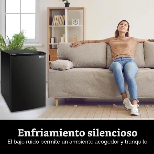 Miniatura 6 de Igloo Refrigerador compacto de una sola puerta de 3.2 pies cúbicos con congelador, estante de vidrio deslizante, perfecto para hogares, oficinas