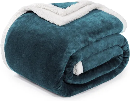 Miniatura 13 de Beautex Manta de Vellón Sherpa Beige Crema, Manta Suave y Esponjosa de Franela y Felpa, Manta Acogedora y Suavísima para Sofá, Cama y Adultos
