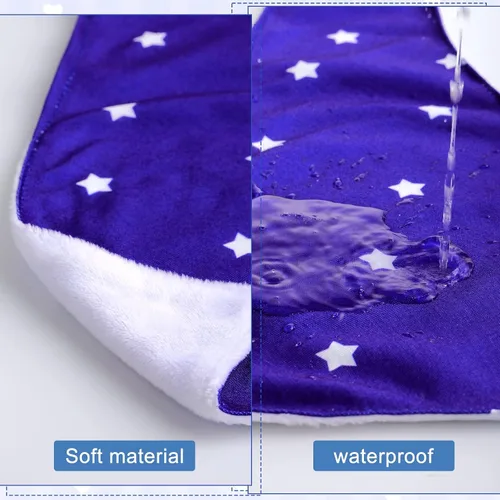 Miniatura 4 de Janmercy Paquete de 5 baberos tipo bandana para adultos, suaves, ajustables, absorbentes, para mujeres, necesidades especiales, unisex, hombres