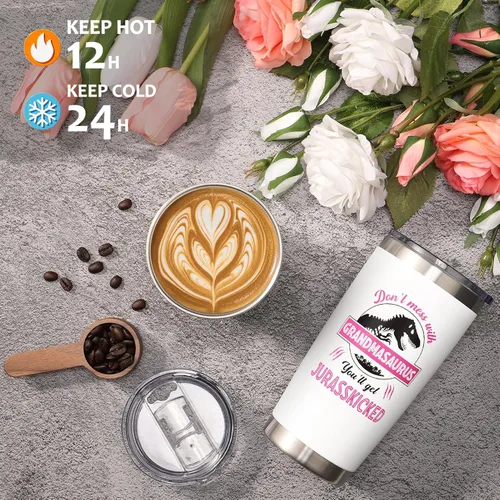 Miniatura 4 de Regalos del Día de la Madre para Nana - Vaso de 20 oz Los mejores regalos para Nana para abuela de parte de nieta, nieto, nietos, bisnietos - Vaso