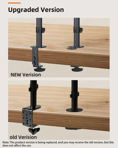 Miniatura 8 de Suptek Soporte para Monitor Individual, Brazo de Monitor Ajustable Soporte de Escritorio para 1/Una Pantalla de hasta 32 Pulgadas de Pantalla