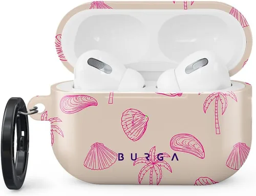Miniatura 8 de Burga Funda para Airpods Pro 2 2022, compatible con Apple AirPods, funda protectora de plástico rígido, accesorios elegantes para teléfonos