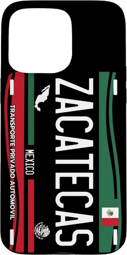 Miniatura 30 de Placa de matrícula Zacatecas para iPhone 13 Pro Max, Zacatecas México, funda Zacatecas