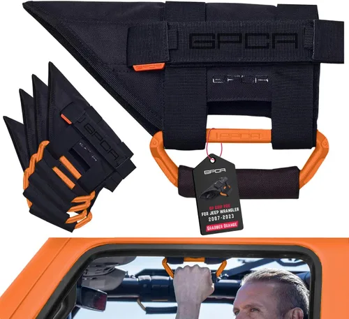 Miniatura 56 de GPCA GP-Grip PRO - Asa de agarre para Jeep Wrangler JL JK Sports/Sahara/Freedom/Rubicon X Unlimited X 2DR/ 4DR 2007-2020 con barras de rodillo de 3