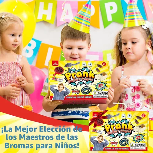 Miniatura 6 de wookidel Cosas de broma: 35 bromas para niños y adultos, para los inocentes de abril, Halloween, Navidad y cumpleaños