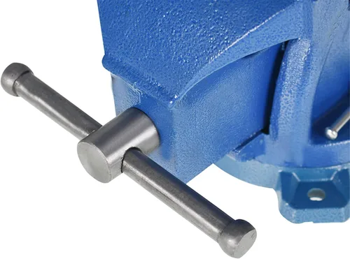 Miniatura 3 de Herramienta de prensas de banco resistente de 6 pulgadas con base giratoria, fresado de metal con bloqueo de yunque giratorio de 360 grados