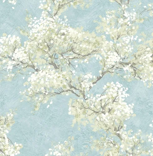 Miniatura 11 de NextWall Cherry Blossom Grove - Papel tapiz para despegar y pegar (pergamino y rosa)