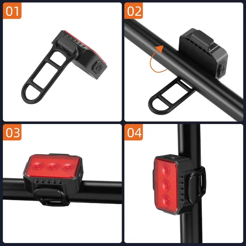 Miniatura 4 de Bike Lights for Night Riding,1500 Lumens High&Low Beam Front Light, OLED Display USB-C Rechargeable Bicycle Lights,IPX6 Waterproof Ebike Headlight