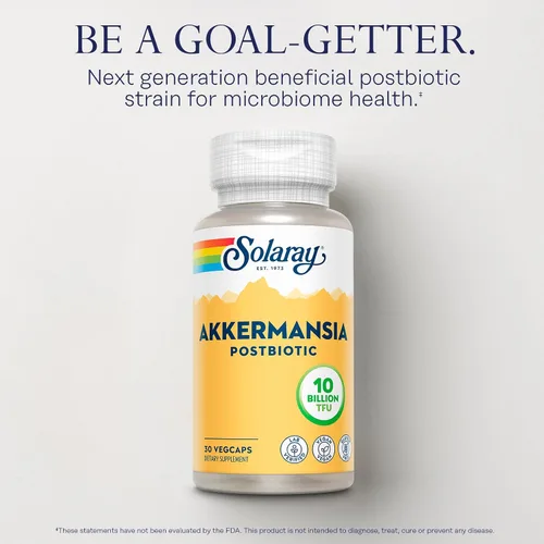 Miniatura 3 de SOLARAY Akkermansia Postbiotic, Akk11, 10 mil millones de TFU, cepa beneficiosa para apoyo a la salud intestinal, vegano, sin gluten, garantía de 60