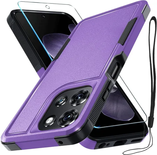 Miniatura 20 de Funda compatible con Moto G 5G 2024, cuerpo completo, resistente, resistente, a prueba de golpes, con correa de cordón, protector de pantalla