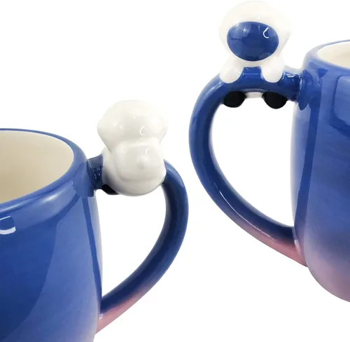 Miniatura 2 de Taza Lavezee I Love You to the Moon and Back de cerámica con asa, taza grande de café y té de 16 onzas Tazas de regalo