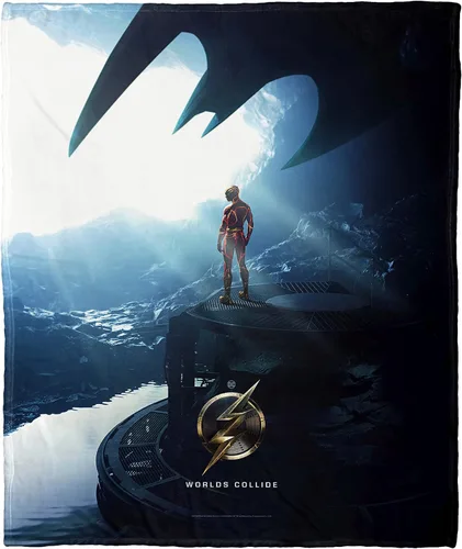 Miniatura 9 de Northwest DC - The Flash - Manta de seda táctil, 50 x 60 pulgadas, Batman y Flash