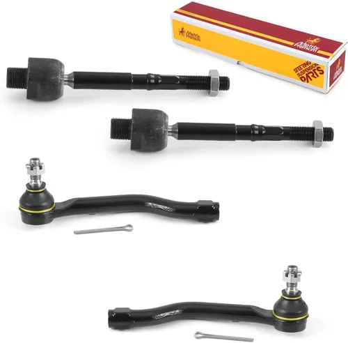Miniatura 102 de Metrix Premium Chassis Parts - Juego de 4 barras de acoplamiento interior y exterior para Audi A3 15-16, Seat Leon 06-20 (México), 09-17 Volkswagen