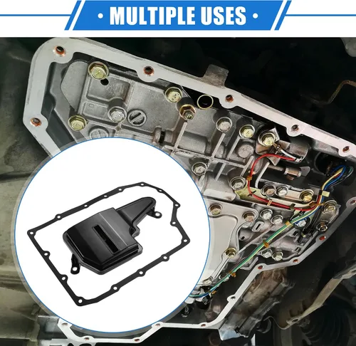 Miniatura 2 de Kit de filtro de transmisión automática compatible con Mazda 3 2012-2024 para Mazda 6 2014-2021, filtro de transmisión de motor negro de plástico