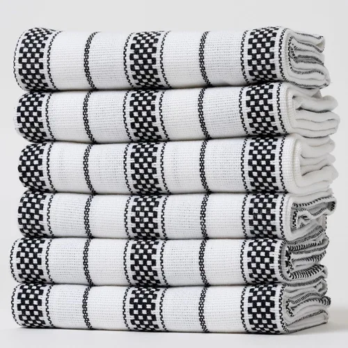 Miniatura 30 de Juego de Toallas de Cocina – Paquete de 3 (20 x 30 pulgadas) Extra Grandes de Algodón Premium para Cocina – Absorbentes – 100% Algodón – con Lazo