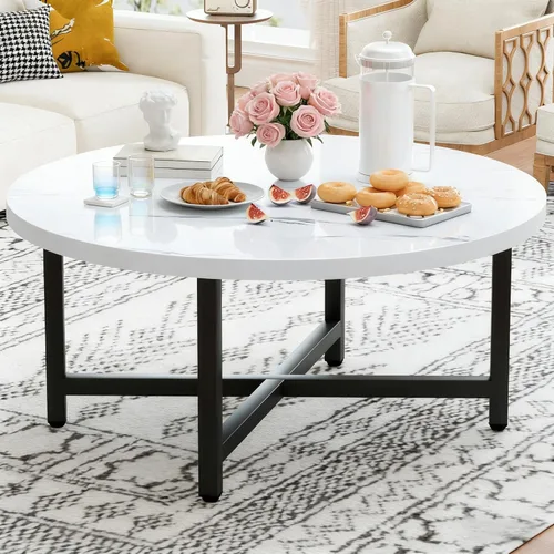 Miniatura 24 de Mesa auxiliar pequeña, mesa baja con patas de madera maciza, mesa auxiliar ovalada de 23.6 pulgadas, mesa auxiliar auxiliar de pie para sentarse