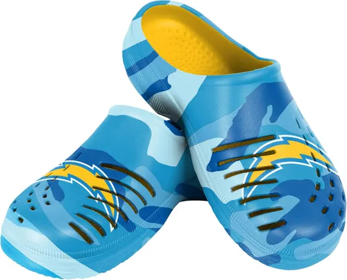 Miniatura 66 de FOCO - Sandalias de agua de jardín con logotipo de equipo de la NFL, para hombre, pantuflas, zuecos