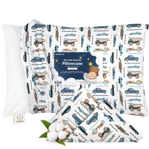 Miniatura 17 de KeaBabies Funda de almohada para niños pequeños de 13 x 18 pulgadas, funda de almohada de algodón orgánico para niños, niñas, funda de algodón suave