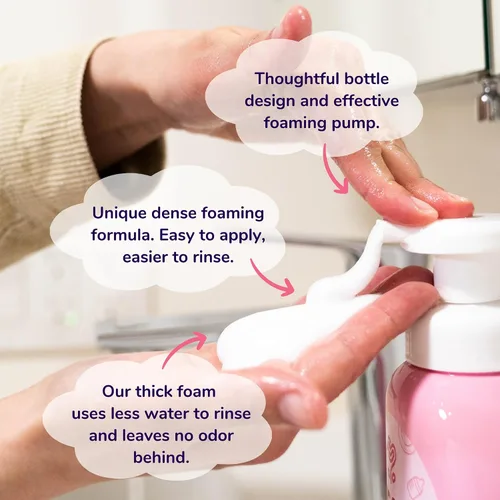 Miniatura 4 de Arau Baby Repuesto de espuma sin perfume, biberón y jabón para platos a base de plantas naturales, sin fragancia ni aditivos artificiales, suave