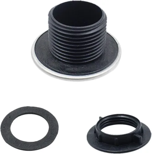 Miniatura 3 de 2 piezas de acero inoxidable para grifo de cocina, cubierta para orificio del grifo, acero inoxidable cepillado (1.22 a 1.57 pulgadas de diámetro)