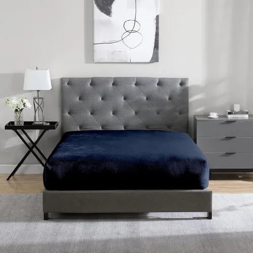 Miniatura 14 de Cathay Home Sábana Bajera de Felpa Suave Twin - Felpa Ultra Suave y Gruesa - Calidez Acogedora para Todas las Estaciones - Sábana Bajera con Negro