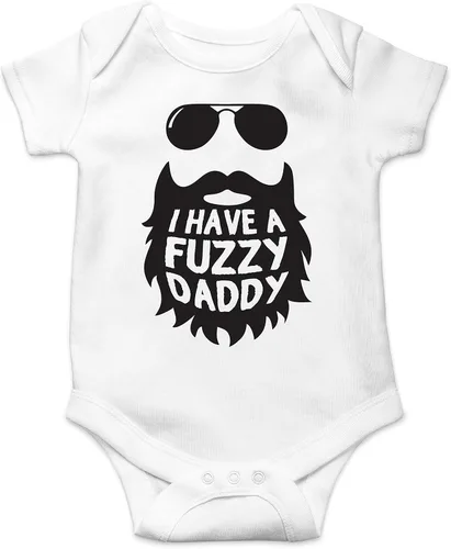 Miniatura 13 de I Have a Fuzzy Daddy - Divertido body esencial para bebé, ropa para niña recién nacida, trajes de bebé niño