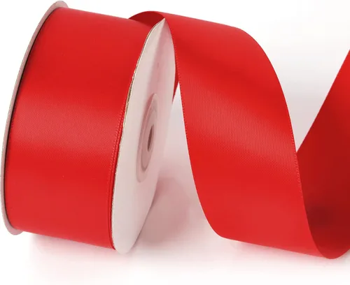 Miniatura 18 de Rollo de cinta de satén de una sola cara de 1 pulgada x 25 yardas, cintas ideales para envolver regalos, manualidades, decoración de fiestas de negro