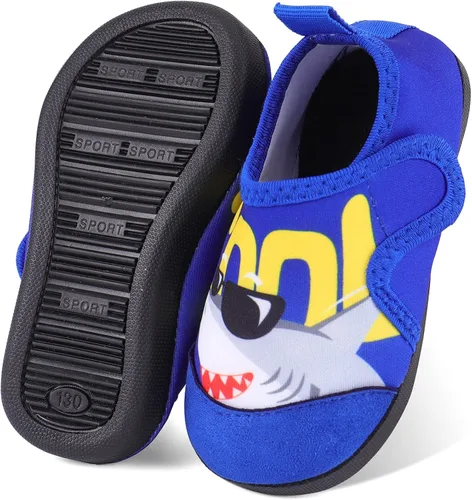 KAKU NANU Zapatos de agua para niños y niñas, bonitos zapatos de natación de dibujos animados, calcetines de agua ligeros de secado rápido para