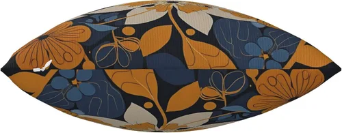 Miniatura 4 de Fundas de almohada de flores azul marino, fundas de cojín geométricas modernas, fundas de almohada decorativas para el hogar, fundas de almohada