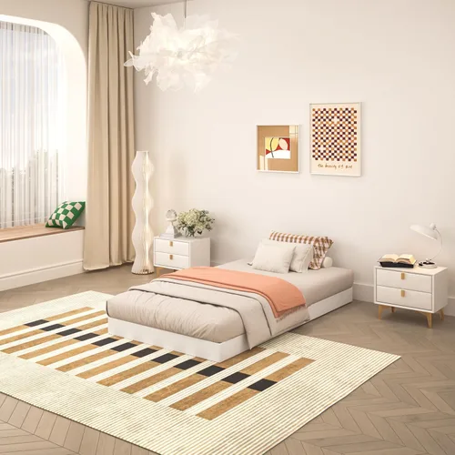 Miniatura 4 de Somier de 5 Pulgadas para Cama Individual, Base de Colchón de Metal Resistente, Capacidad de 2500 lbs, Bajo Perfil, Sin Ruido, Fácil Montaje